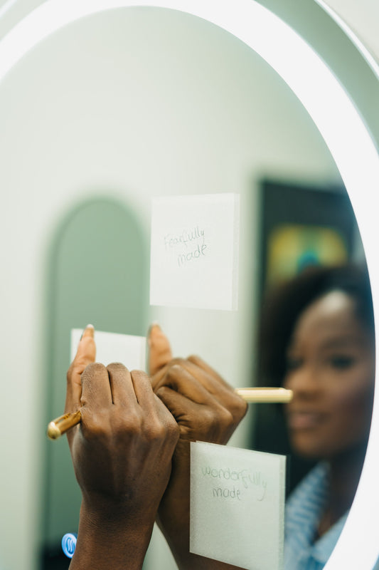 "To Her Future Self" Transparent Sticky Notes